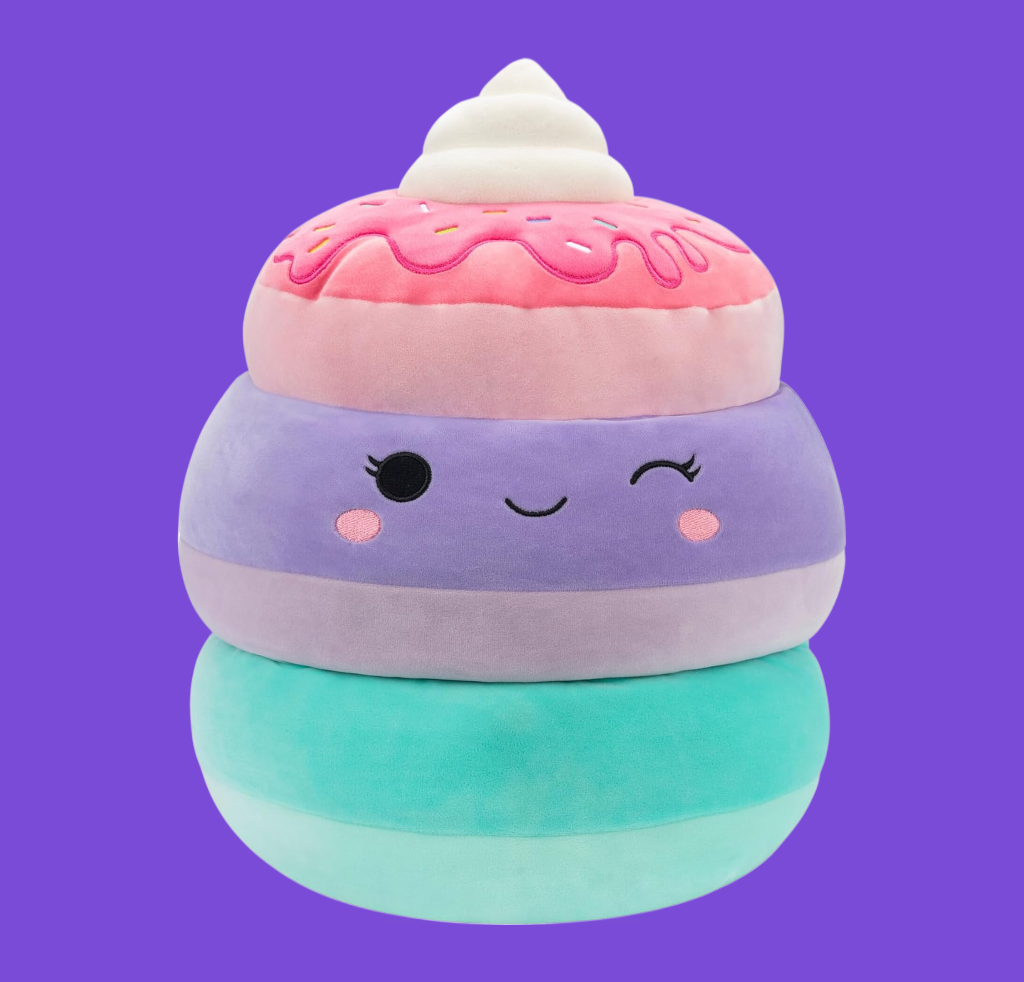 Squishmallows Original 14-Inch Peony Unicorn Pancakes with Whipped Cream